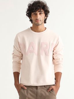 Rare Rabbit - Tisot Smart Embroidered Sweatshirt Pink