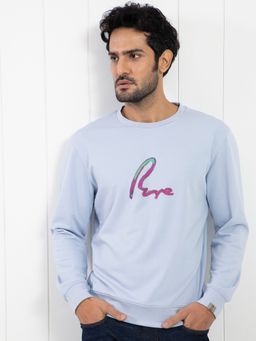 Rare Rabbit - Toon Graphic Print Sweatshirt Blue