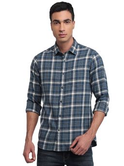 ColorPlus - Dark Blue Slim Fit Shirt