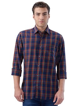 ColorPlus - Dark Blue Regular Fit Shirt