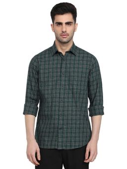 ColorPlus - Dark Green Regular Fit Shirt