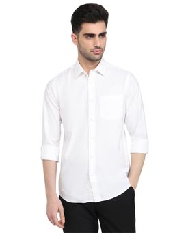 ColorPlus - White Slim Fit Shirt