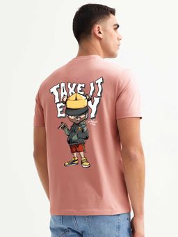 PRONK - Chill Dude Men Half Sleeve Printed T-Shirt