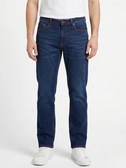 Lee - Men Blue Rodeo Straight Fit Mid Rise Jeans