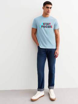 PRONK - Stay Focus Men Half Sleeve T-Shirt