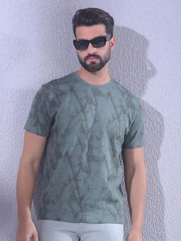 CRIMSOUNE CLUB - Grey Men Printed T-Shirt
