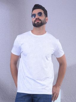 CRIMSOUNE CLUB - Men White Printed T-Shirt