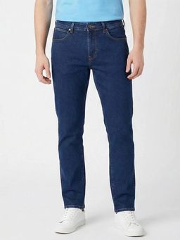 Wrangler - Men Blue Vegas Skinny Fit Low Rise Jeans