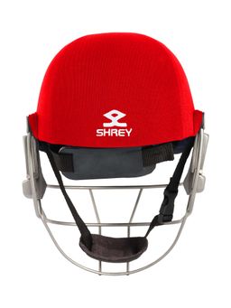 Shrey - Pro Guard Air Titanium-Red Cricket Helmet