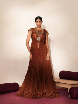 ISHA GUPTA TAYAL - Mehfil Anarakli Skirt Set