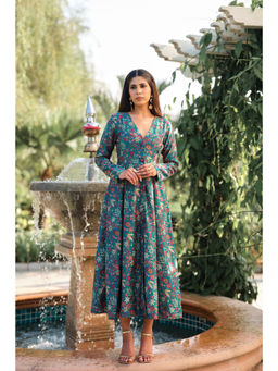 Safaa - La Folie Blue Dress