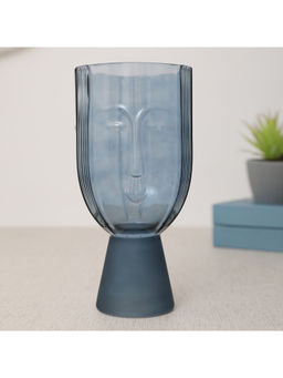HomeTown - Pop Glass Vase in Aqua Colour