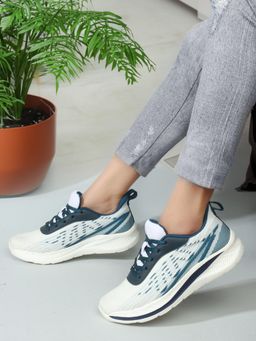 Carlton London - Multi-Color Lace-Ups Women Sporty Walking Shoes