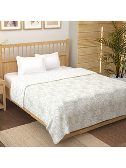 Story@Home - White Cotton Reversible Dohar (Double)