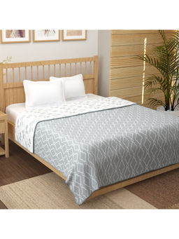 Story@Home - Grey Cotton Reversible Dohar (Double)