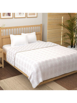 Story@Home - White Cotton Reversible Dohar (Double)