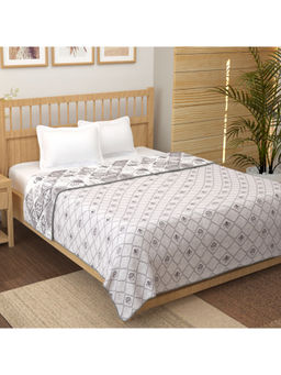 Story@Home - White Cotton Reversible Dohar (Double)