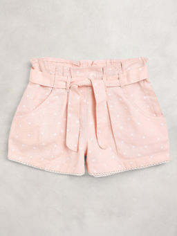 CHERRY CRUMBLE BY NITT HYMAN - Peach Mid Vintage Shorts