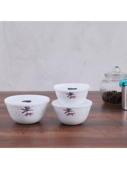 HomeTown - Fiesta Vana Mixing Bowl with Lid (Set of 6)