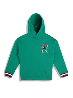 Tommy Hilfiger - BB Monogram Hoodie - Green