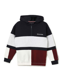Tommy Hilfiger - LB Clrblock Fleece Zip up Hoodi - Multi-Color