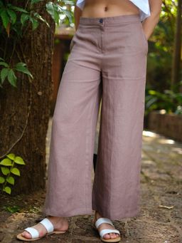 Creatures of Habit - Linen Wide Leg Trouser
