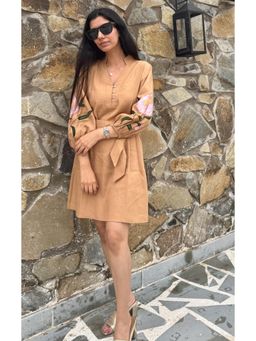 Galocher Clothing - Brown Bloomy Dress