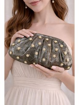 BOXWISH BY BHUMIKA - Women Black Embellished Clutch