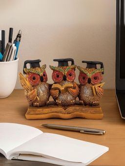 Smokey Cocktail - Scholar Owl With Knowledge Book