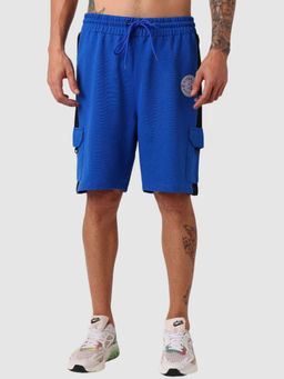 The Indian Garage Co - Men Oversized Fit Superman Printed Mid-Rise Shorts