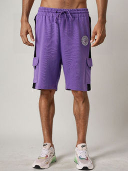 The Indian Garage Co - Men Oversized Fit Superman Printed Mid-Rise Shorts