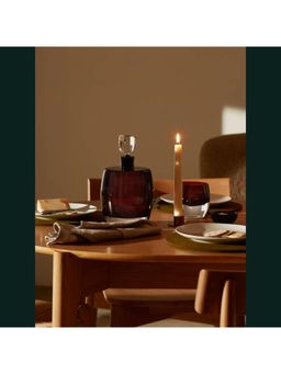 LSA INTERNATIONAL - Whisky Club Decanter with 2 Glasses - Peat 1.05 Ltr & 230ml - Brown