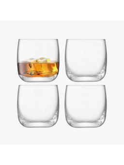 LSA INTERNATIONAL - Borough - Tumbler- 300ml- Crystal Clear- Pack of 4