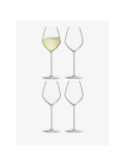 LSA INTERNATIONAL - Borough Tulip Champagne Glasses - 285ml - Pack of 4