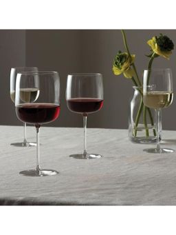 LSA INTERNATIONAL - Borough Wine Glass 450ml - Clear - Pack of 4