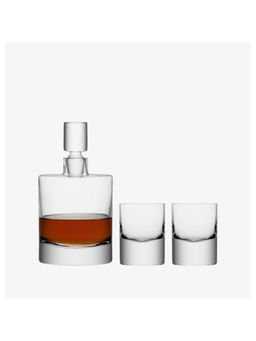 LSA INTERNATIONAL - Boris - Whisky Decanter with 2 Glasses - Clear