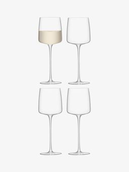 LSA INTERNATIONAL - Metropolitan Wine Glass - 350ml - Clear Pack- 4