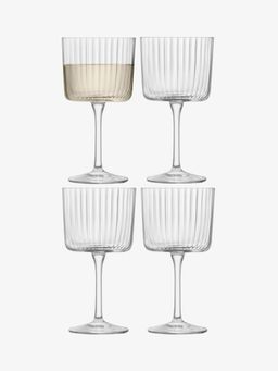 LSA INTERNATIONAL - Gio Line - Wine Glasses 250 ml - Crystal Clear - Pack of 4