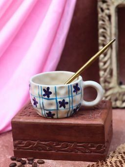 WEAVING HOMES - White Star Mug - 180ml