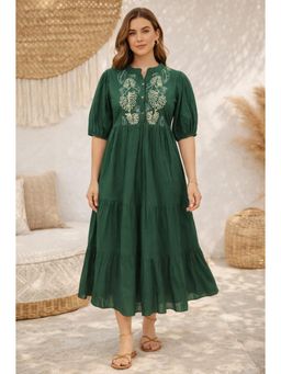 sencei - Bottle Green Dress