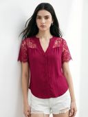 Burgundy color option, Currently selected