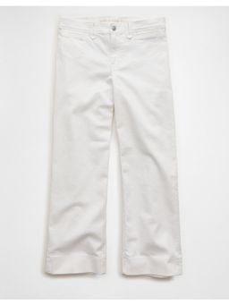 American Eagle - Ae Stretch High-Waisted Stovepipe Crop Jeans White