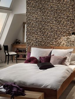 Excel - Wallpaper Country Stone In Brown