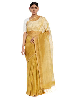 Fabindia - Silk Embroidered Sari