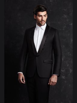 Gatsby Collection - Black Light and Shadow Blazer with Trouser and Shirt