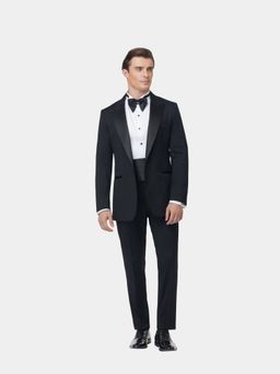 Gatsby Collection - Black Gc Dinner Blazer with Trouser and Shirt