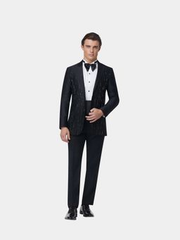 Gatsby Collection - Black Martini Gc Blazer with Trouser and Shirt