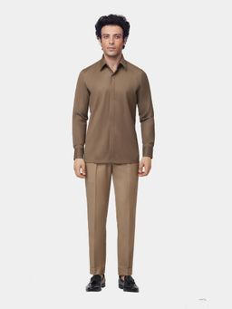 Gatsby Collection - Khaki Brown Gc Signature Shirt