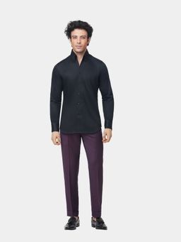 Gatsby Collection - Black Gc Signature Twill Shirt