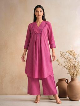 JITI - Petal Glow Kurta with Palazzo